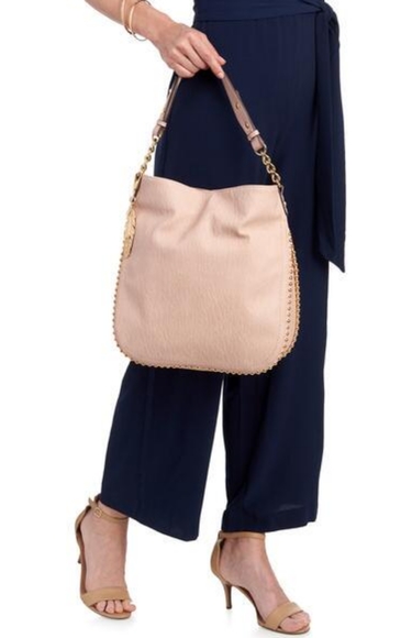 Jessica Simpson Handbags - Jessica Simpson Camile Ball Trim Hobo Bag